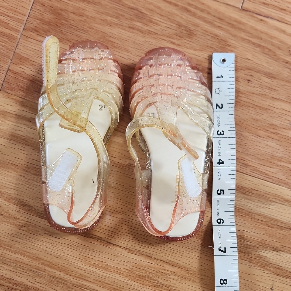 Libuam Glitter Jelly Closed Toe Sandals Toddler 6.5 - Picture 10 of 13